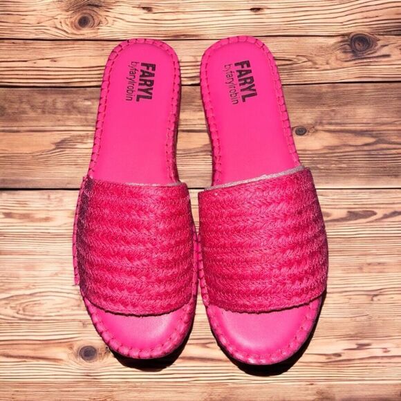 FARYL by Faryl Robin Monty Slide Sandals Size: 7.5 NIB - Picture 3 of 6
